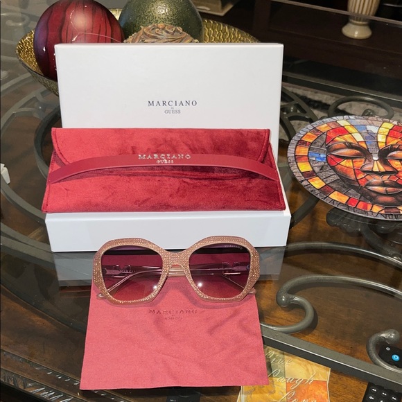 Marciano Accessories - Marciano Women's Rose Gold Shimmer Sunglasses NIB